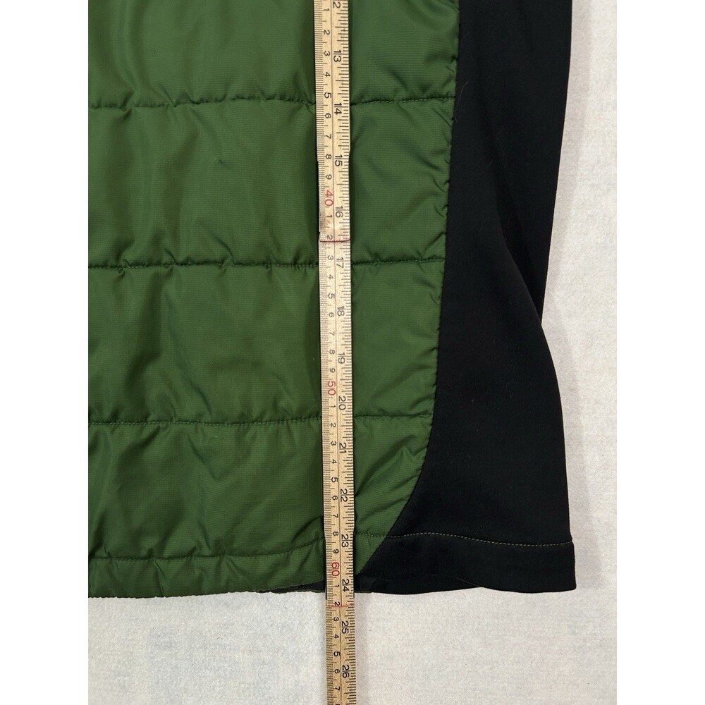 The North Face Large 14/16 Jacket Green Black Quilted Insulated Puffer Full Zip - Picture 7 of 11